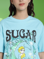 Graphic Printed Cotton Oversize Tshirt - Image 4